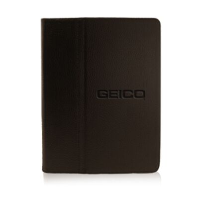 iPad 2/3/4 - Debossed TEXT Genuine Leather Case Thumbnail