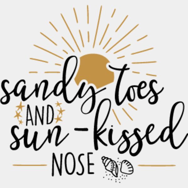 Sandy Toes And Sun kissed Nose SVG Thumbnail
