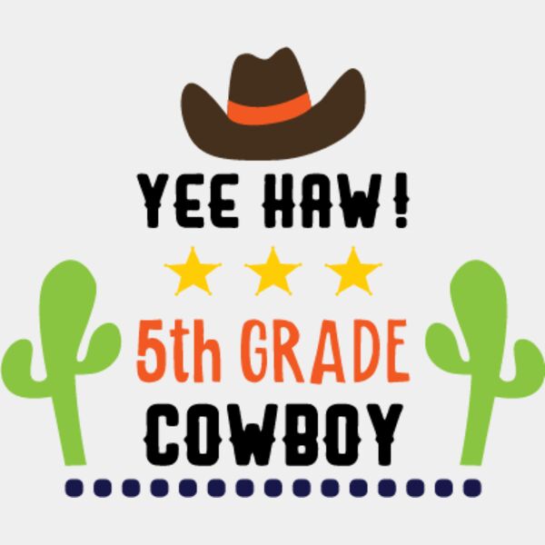Yee Haa Cowboy 5t Grade SVG Thumbnail