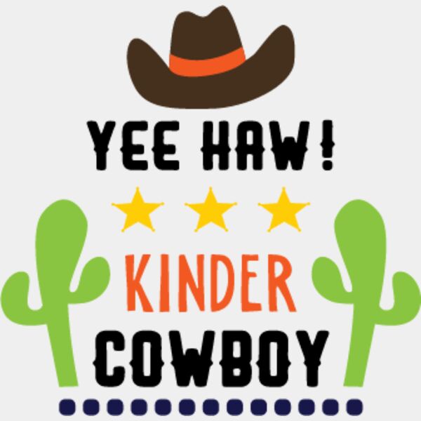 Yee Haa Cowboy Kinder SVG Thumbnail