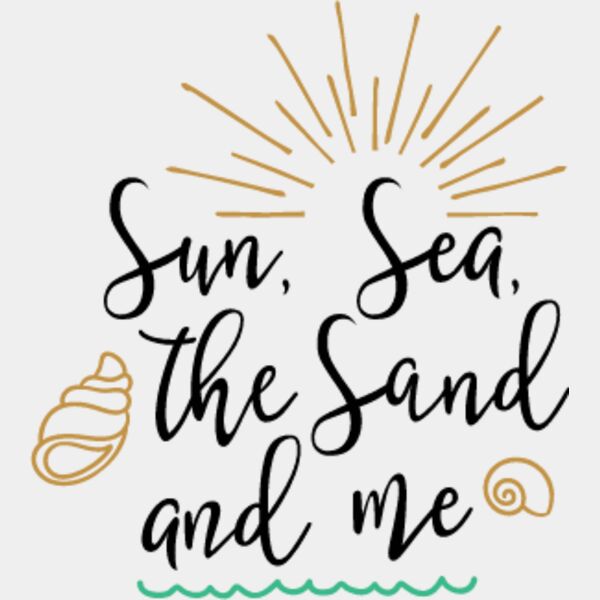 Sun Sea The Sand and Me SVG Thumbnail