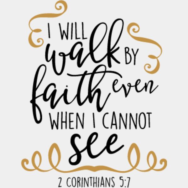 I Will Walk by Faith SVG Thumbnail