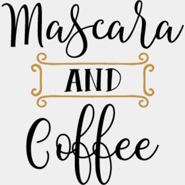 Mascara And Coffee SVG Thumbnail