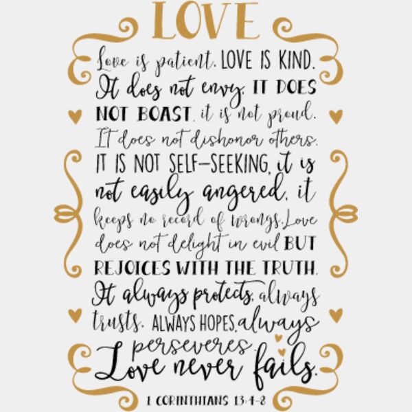 1 Corinthians 13 4 8 SVG Thumbnail