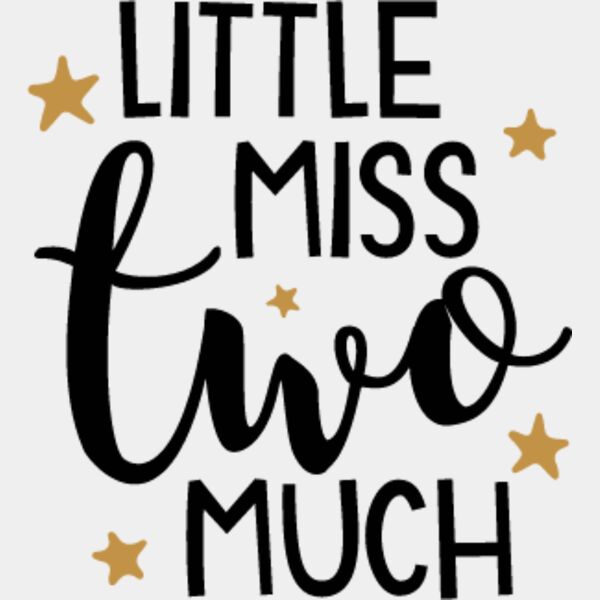 Little Miss Two Much SVG Thumbnail