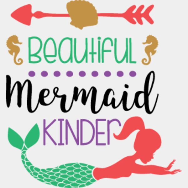 Beautiful Mermaid Kinder SVG Thumbnail