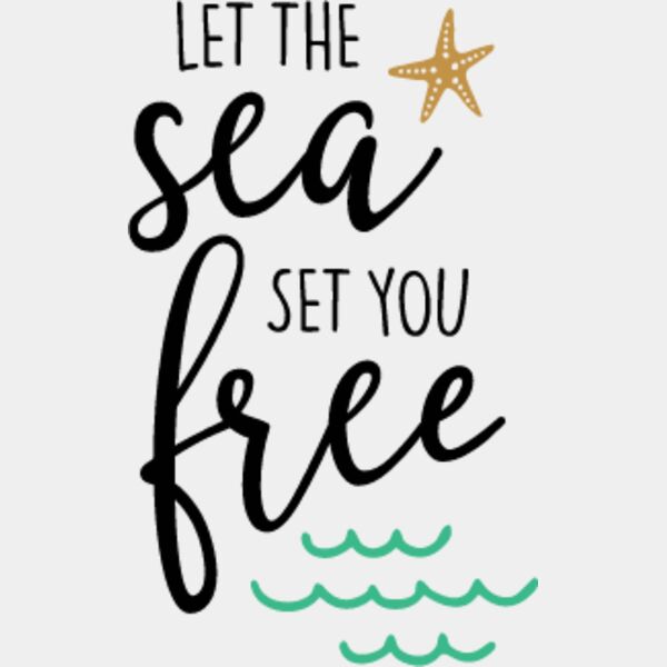 Let The Sea Set You Free SVG Thumbnail