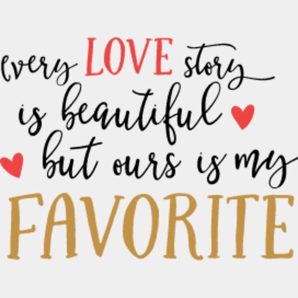 Every Love story is Beautiful SVG Thumbnail