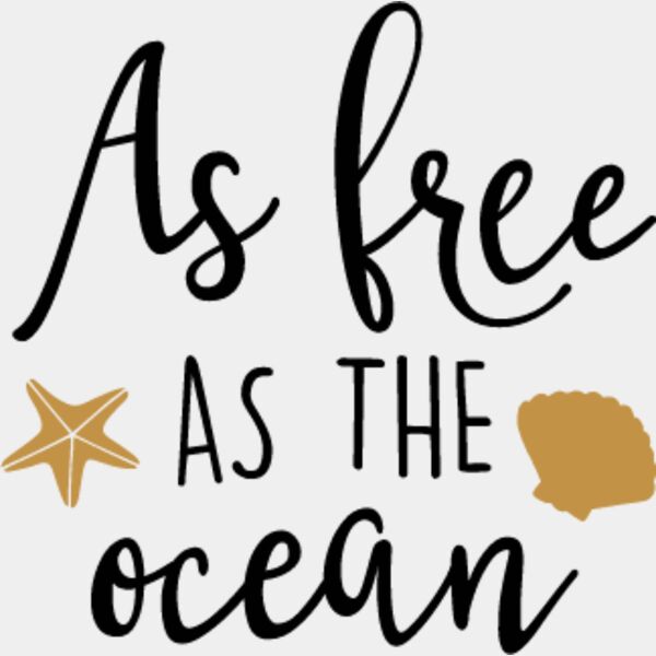 As Free As The Ocean SVG Thumbnail