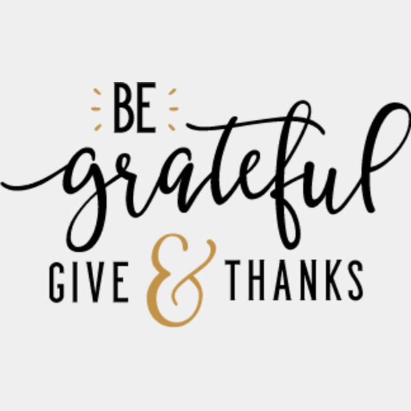 Be Grateful Give And Thanks SVG Thumbnail