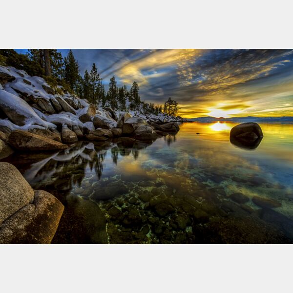 east shore tahoe evening scene by sellsworth d6xkgbc  1  Thumbnail